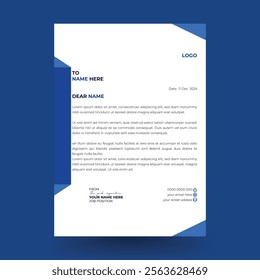 Professional And Creative Modern Corporate, Business Letter Head design Template.
