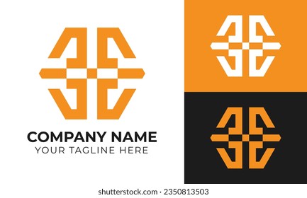 Professional creative modern minimalist abstract business logo design template