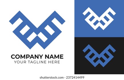 Professional creative modern minimalist business logo design template for your company