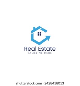 Professional, creative and modern real estate vector logo design template, Use for property management, branding, professional, building, construction, architecture business or company.