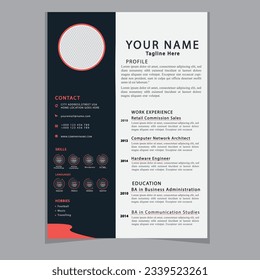 Professional Creative And Modern Resume CV Template