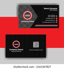 Professional, Creative, Modern, Unique, Simple Business Card Template Design.