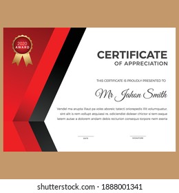 Professional creative new certificate template