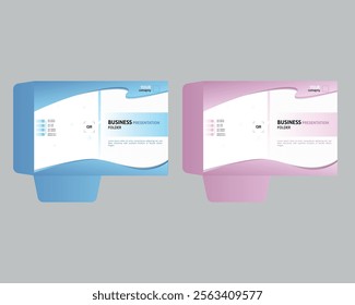 Professional And Creative Office Folder, Creative File Folder, Business Presentation Folder