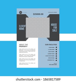 Professional creative real estate flyer 