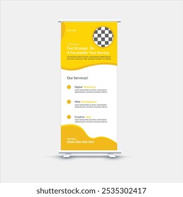 Professional And Creative Roll Up Banner Design