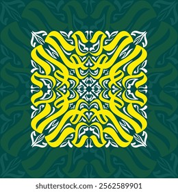 Professional and Creative Seamless Arabic Calligraphy Pattern Design