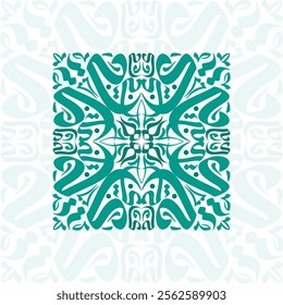 Professional and Creative Seamless Arabic Calligraphy Pattern Design