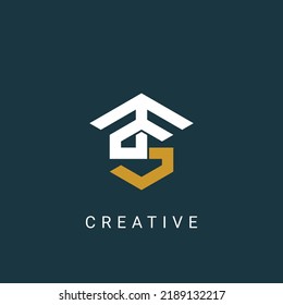 Professional creative trendy awesome artistic ST TS initial based Alphabet icon logo.