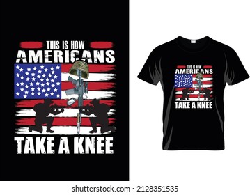 Diseño profesional y creativo de camisetas vectoriales veteranas 