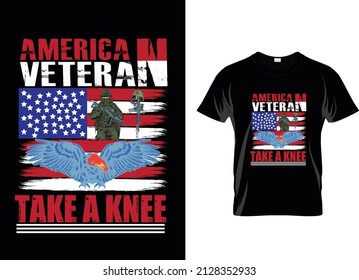 Professional and creative veteran vector t-shirt Design