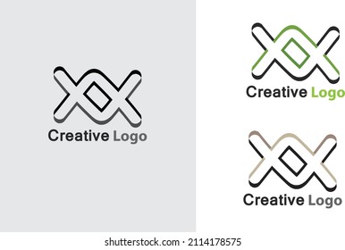 Professional Creative X logo for company and business
