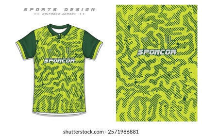 Professional Cricket Jersey Sports Apparel Vector Jersey Design Template