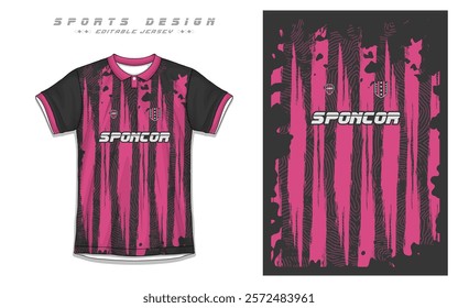 Professional Cricket Jersey Sports Apparel Vector Jersey Design Template