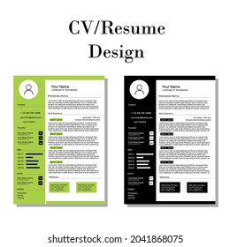 professional Curriculam Resume design template