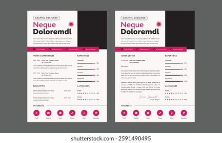 Professional Cv Resume, Elegant Stylish Cv Resume Design Template