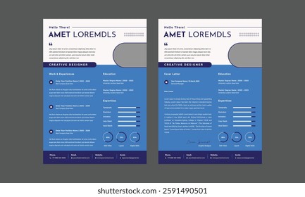 Professional Cv Resume, Elegant Stylish Cv Resume Design Template