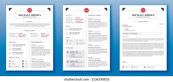 Professional Cv Resume Template 2022