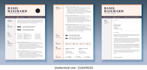 Professional Cv Resume Template 2022