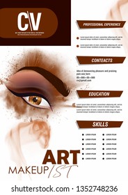 Professional CV resume template design