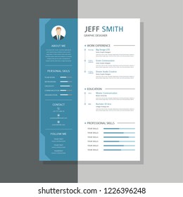 Professional CV Resume Templates with super clean and modern look. The design is easy to use and customizable, so it helps you quickly get a job