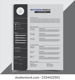 Professional CV template design for you