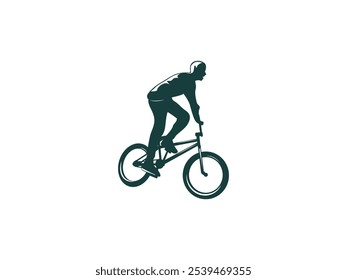 professional cyclist silhoutte illustration. bicycle riding on a bike, cyclist set, silhouette vector