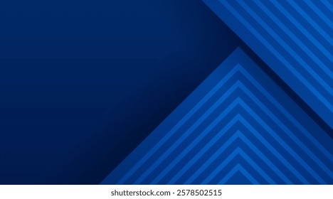 Professional Dark Blue Abstract Background for Presentations and branding with Overlapping Layers 
