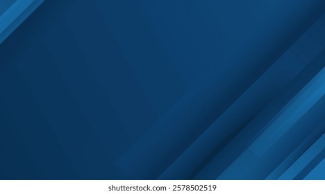 Professional Dark Blue Abstract Background for Presentations and branding with Overlapping Layers 