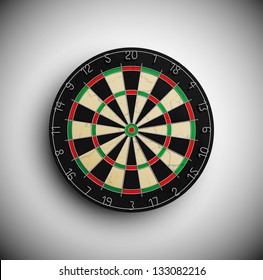 Professional Darts Board. Eps 10