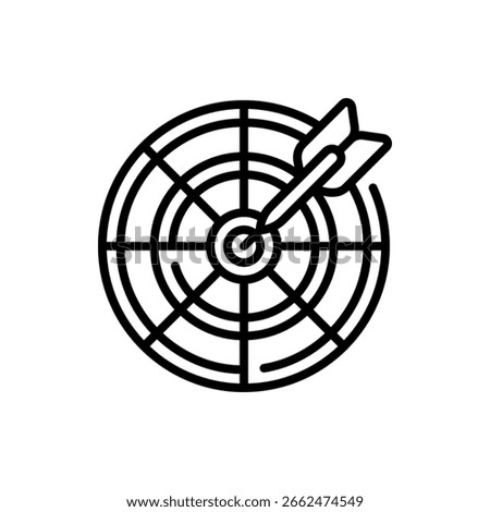 Professional darts game design perfect for pub entertainment and target sports graphics