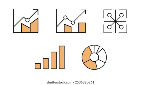 Professional Dashboard UI Icons Set for Modern Web and Mobile Applications. Premium vector pack featuring essential admin panel elements, perfect for SaaS, CRM and  analytics platforms