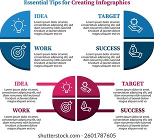 Professional Data Visualization Infographic for Reports and Research