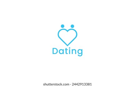 Professional dating love match logo design inspirations