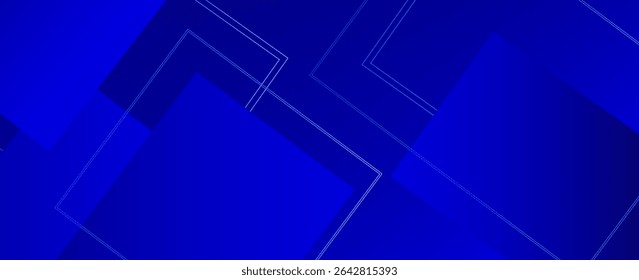 Professional Deep Blue Squares Background