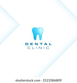 professional dental clinic teeth logo sign template vector 