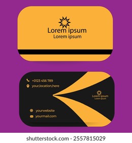 Professional design showcasing contact info, services, and brand identity.