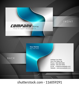 Professional And Designer Business Card Set Or Visiting Card Set. EPS 10.