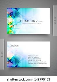 Professional And Designer Business Card Set Or Visiting Card Set.  