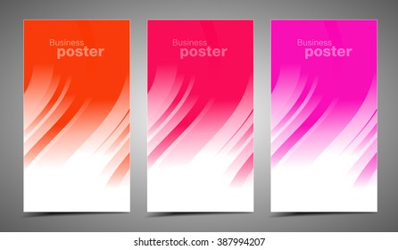 Professional and designer colorful cards. Variety of uses, collection vector of modern color business templates card