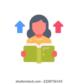 Professional development icon in vector. Illustration