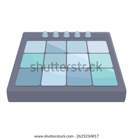 Professional digital launchpad for composing music, playing musical instruments, and creating electronic music