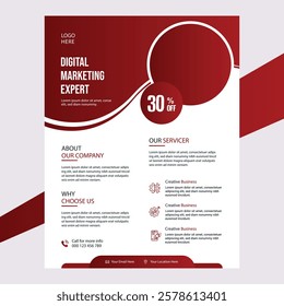 Professional Digital Marketing Flyer Template for Effective Campaigns