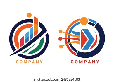 Professional digital marketing logo. Versatile design, scalable format. Perfect for branding and campaigns.