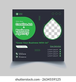 Professional Digital Marketing Social Media Banner Template – Clean and Modern Editable Layout for Business Ads, Brand Awareness, Online Promotion, and Creative Agency Campaigns