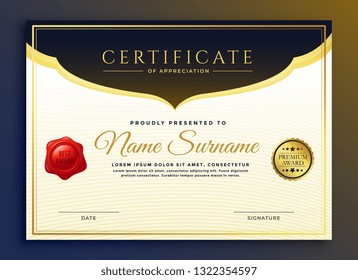 professional diploma certificate template design