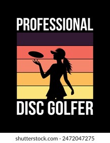 Professional Disc Golfer Disc golf t shirt design