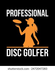 Professional Disc Golfer Disc golf t shirt design