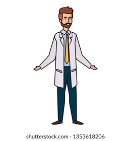 professional doctor avatar character