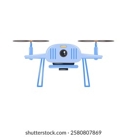 Professional drone flying with a high resolution camera for photography